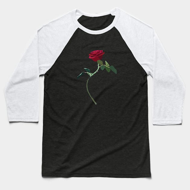 rose beauty and the beast Baseball T-Shirt by daidai